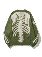 Oversized Skeleton Knit Sweater
