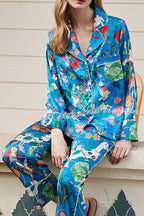 Carrot Rabbit Printed Home Long Sleeved Two-piece Set