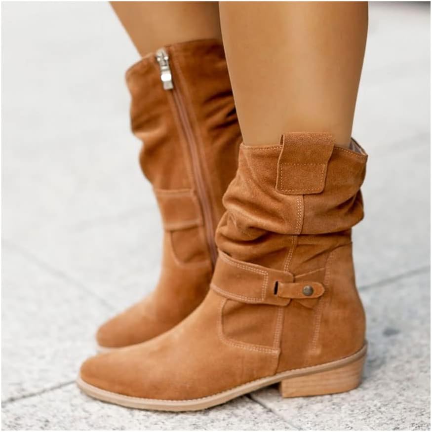 | Suede Knee Boots