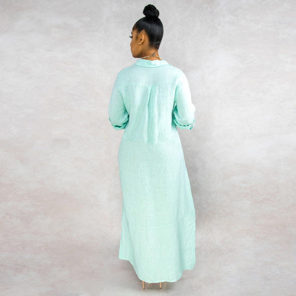 Silvia Exclusive Overshirt Dress Set Designer Edit