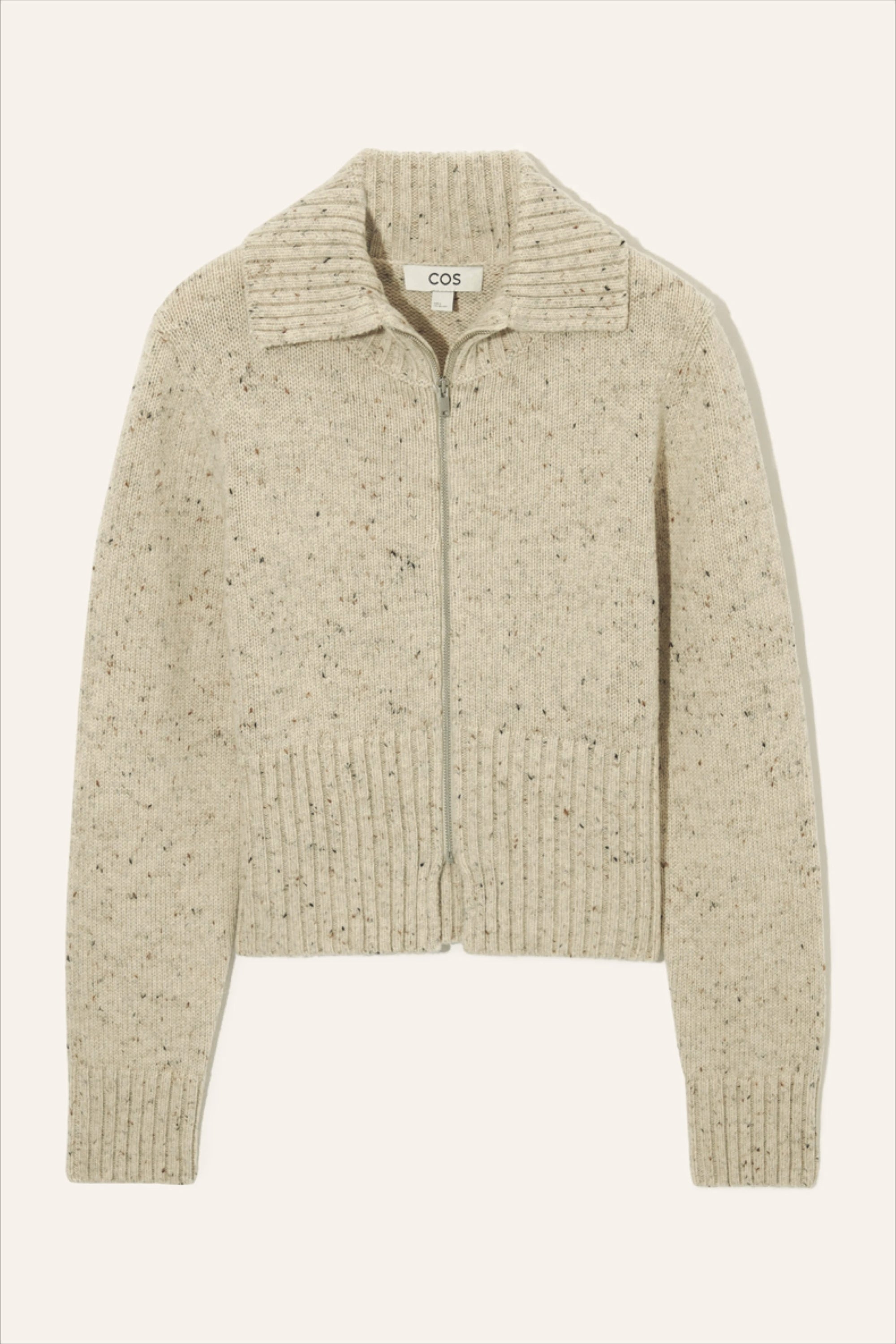 Casual Wool Blend Short Cardigan