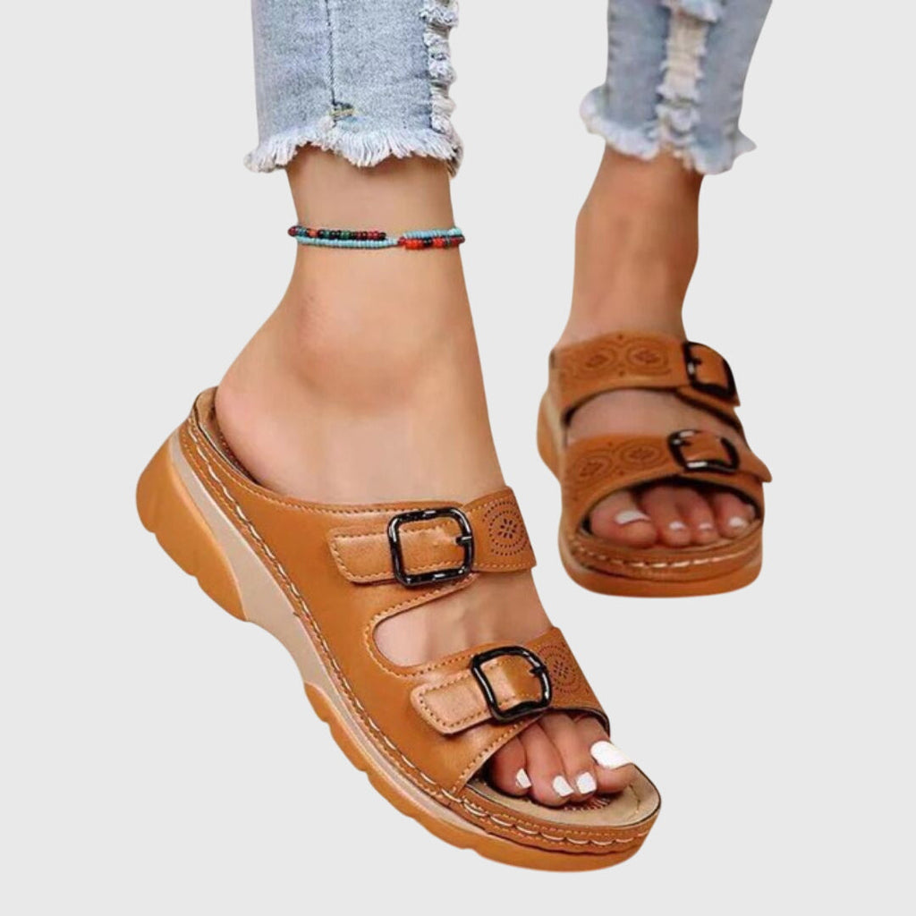 | Orthopedic Leather Sandals