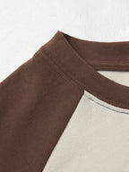 Kitten Print Raglan Long Sleeve Tee