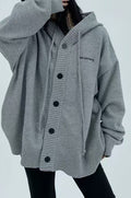 Loose Fit Drawstring Sweater