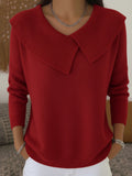 | Warm Sweater with Soft Collar