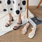 | Strappy Block Heel Sandals