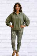 Washed French Terry Top - Long Sleeve