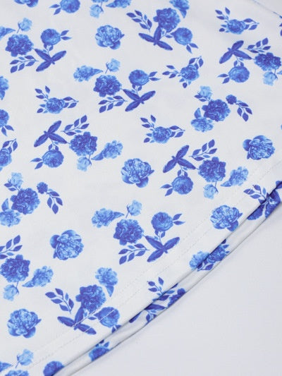 Floral Print Spaghetti Strap Maxi Dress