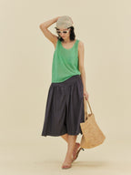 Solid Color Simple Tank Top