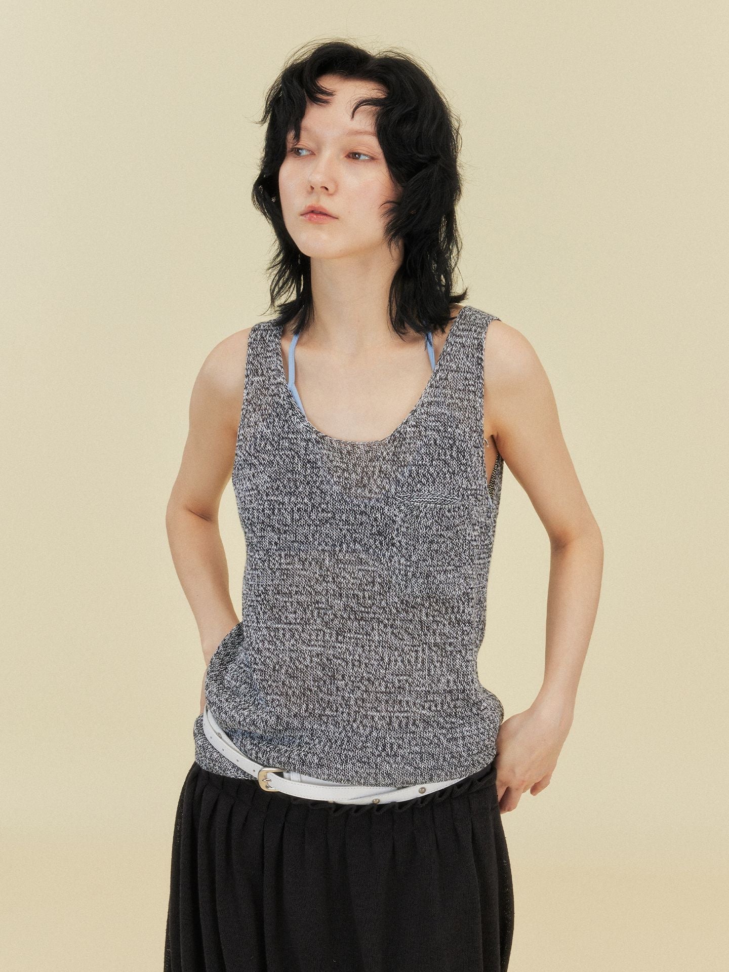 Solid Color Simple Tank Top