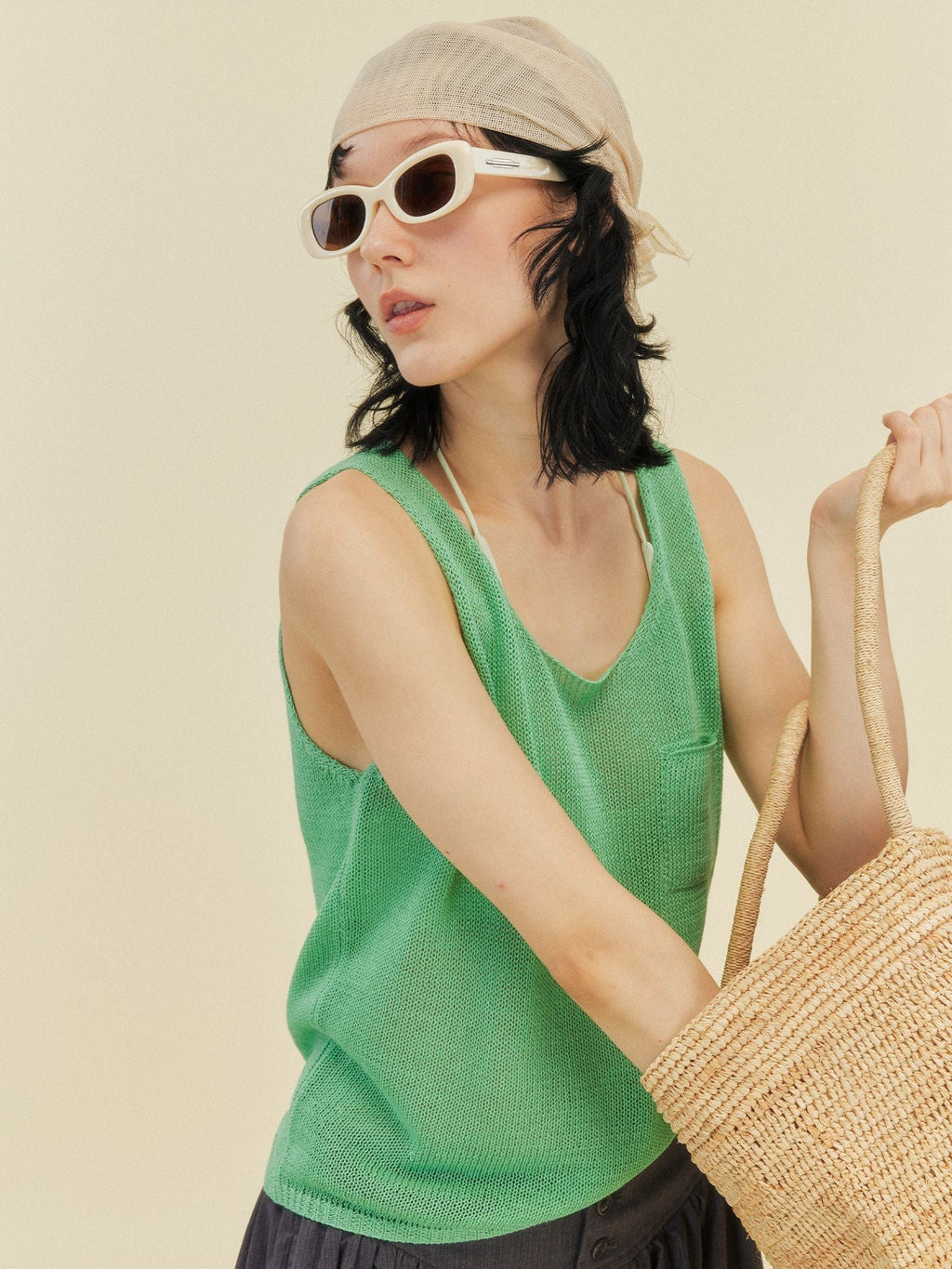 Solid Color Simple Tank Top