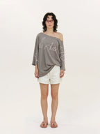 Creative Asymmetrical Print Top