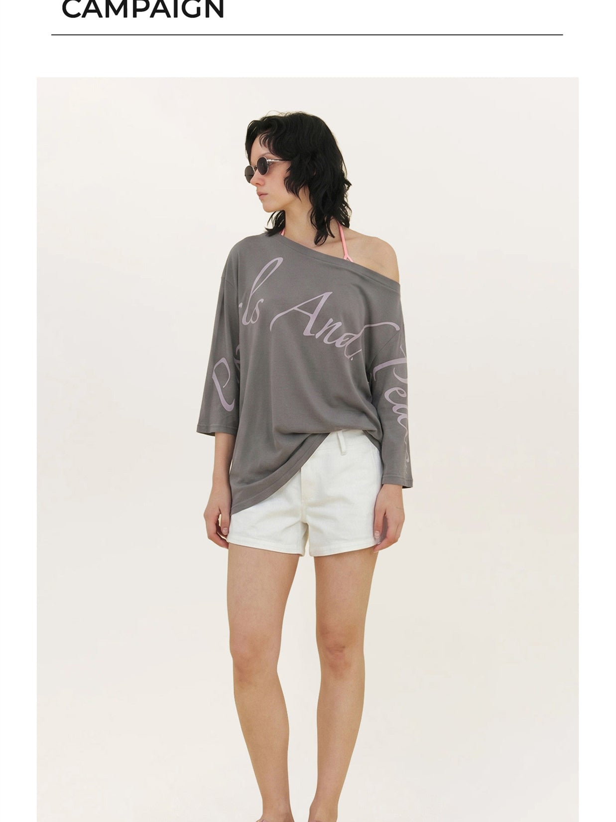 Creative Asymmetrical Print Top