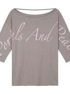 Creative Asymmetrical Print Top