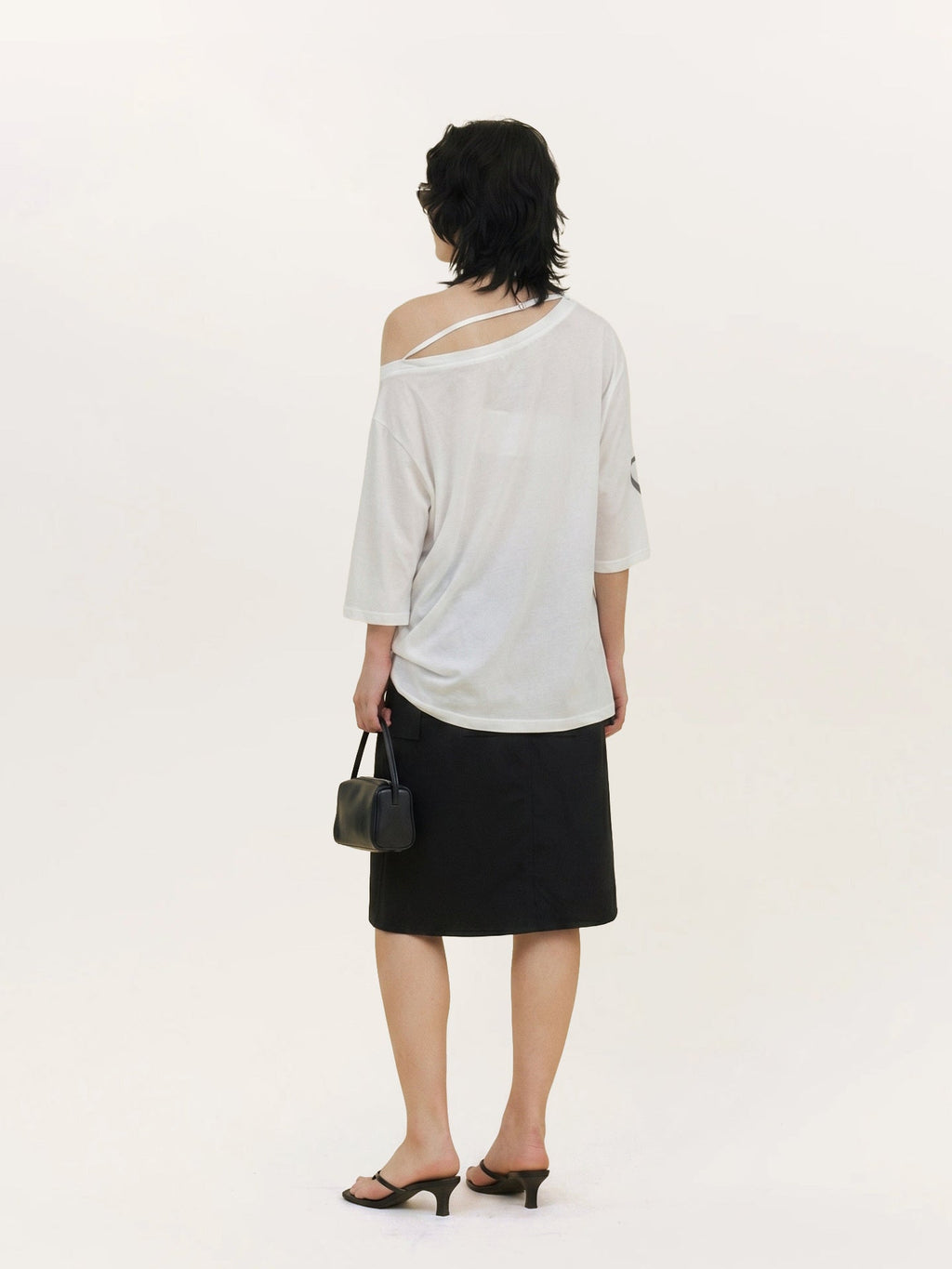 Creative Asymmetrical Print Top