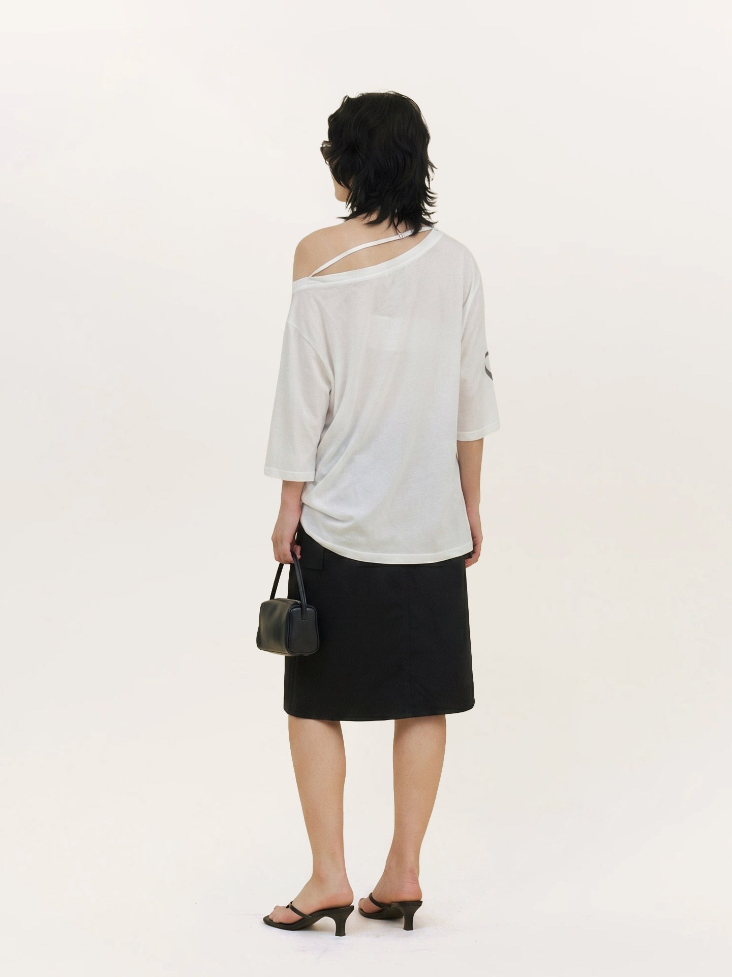 Creative Asymmetrical Print Top