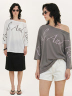 Creative Asymmetrical Print Top