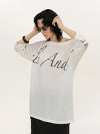Creative Asymmetrical Print Top