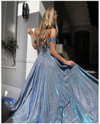 Daniela Premium Sequins Large Skirt Tube Top Fashionable with Side Slit Dress Elevated Occasion Wear