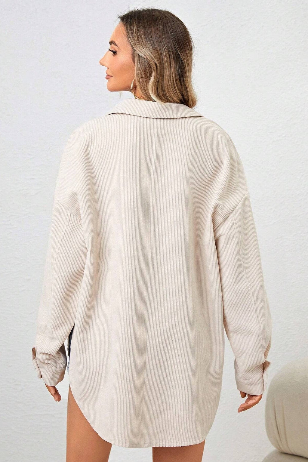 Corduroy Oversized Casual Jacket