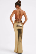 Sequin Bodycon Gown Maxi Dress