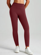 Pocket Peach Butt Yoga High Waist Buttocks Lift Sanded Stretch Tight Fit Sports Pants
