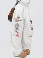 Street Animal Print Sweatpants