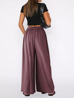 Loose-fit Culottes Pants Wide-leg Pants Drape Skirts