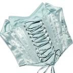 Strapless Corset Set with Crystal Detailing