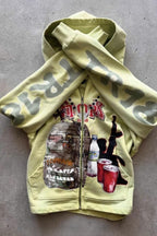 Casual Street Graffiti Hoodie