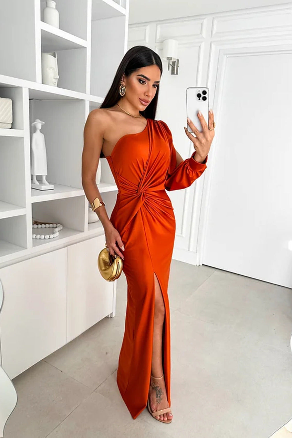 | Elegant Dress Silhouette