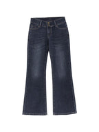 Double Breasted Low Rise Bootcut Jeans