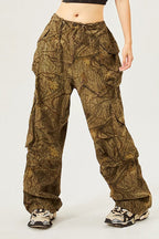 Vintage American Style Loose Fit Street Cargo Pant