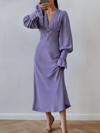 V-Neck Slim Sexy Dress