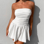 Off-Shoulder Sleeveless Casual Midi Dress for Women