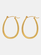 Titanium Steel Plated Earrings