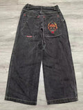 Hip Hop Trendy Brand Print Boyfriend Jeans