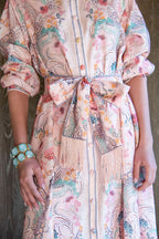 The Exclusive Patterned Shirt Dress – Belted Silhouette