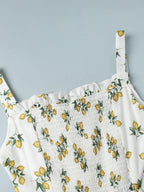 Floral Printed Camisoles High Waist Slit Maxi Dresses
