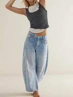 Solid Color Slim Fit Crewneck Tank Top