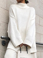Solid Color Oversized Sweaters