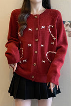 Soft Crochet Knit Cardigan
