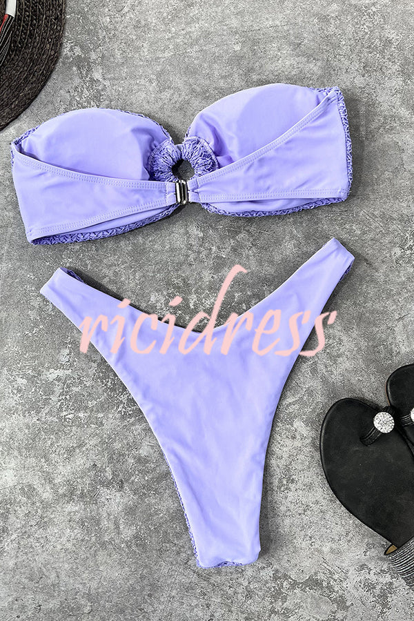 | Bandeau Bikini with Ring Neckline
