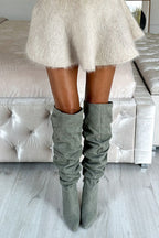 High Rise A-line Sweater Mini Dress