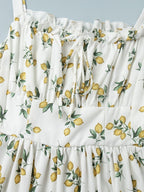 Floral Printed Camisoles High Waist Slit Maxi Dresses