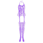 Halter knotted suspender lace bodystocking  | Festival Outfits Women