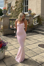 3D Floral Rosette Strap Backless Mermaid Bodycon Maxi Mini Dress