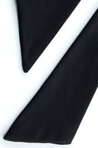 Backless Tie High Slit Dress