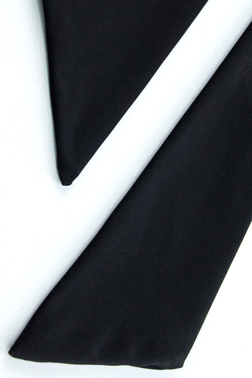 Backless Tie High Slit Dress