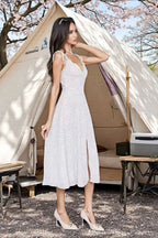 Sexy Backless Fashion Polka Dot Halter Party Dress